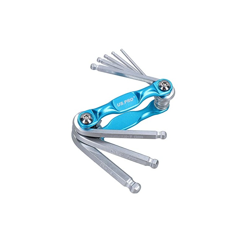 AB Tools Metric MM Folding Ball Ended Allen Hex Key