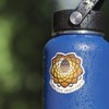 Custom Die Cut Third Eye Mandala Sticker - Size: Medium