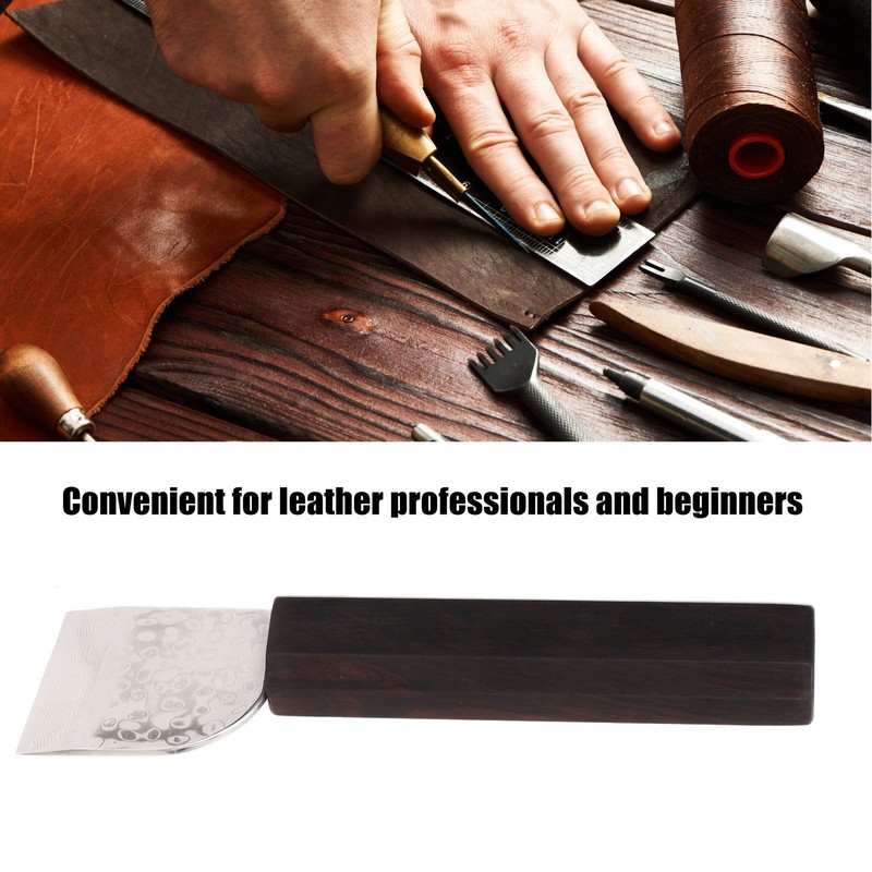 Leather Cutting Knife Incisive Large Bevel Sturdy Durable Leather Knife