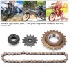 Sprocket Chain Set, 22T Tooth Rear Freewheel + 38 Links