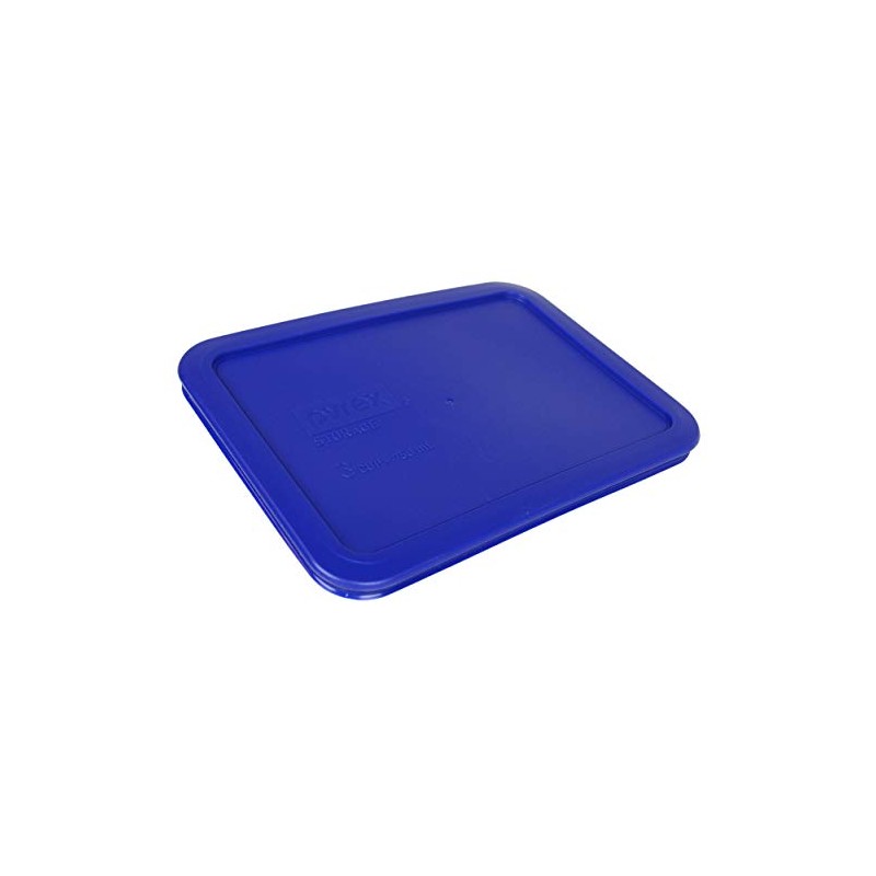 Pyrex 7210-PC 3-Cup Cadet Blue Food Storage Replacement Lid (3-Pack)