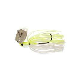 Sakura Cajun Chatterbait Fringe Bait Pike Bait Colour JC2 - White & Chart, Size 21 g