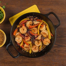[Lodge] Cast Iron 8 inches (21cm) Skillet Server V979 / [롯지] 캐스트아이언 8인치(21cm) 스킬렛 서버 V979