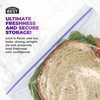 Sandwich Zip Bags - 400 Count -Freezer Safe, Leak-Proof, Strong