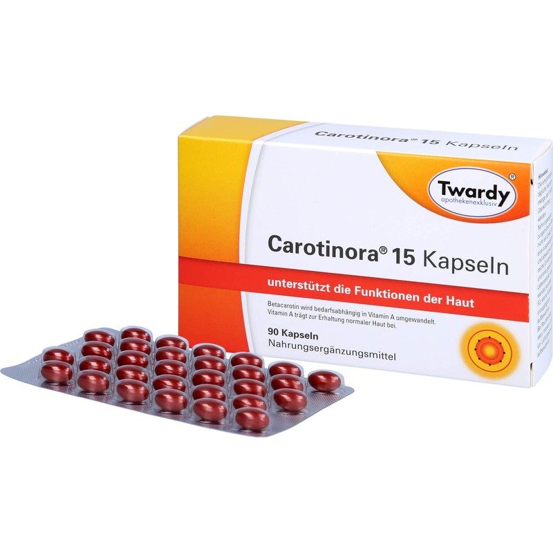 Carotinora 15 Capsules, Pack of 90
