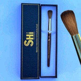 SHi Kolinsky Acrylic Brush size : #18,#16,#14,#12 - nails tool Handle Makeup - Size: #18 Wood Handle, Color: Mahogany - Brown