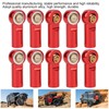 10Pcs RC Car Pull Connecting Rod Metal Ball Joint Accessory