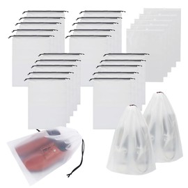 25 Piezas Bolsas para Zapatos, Bolsas para zapatos viaje, Resistente al agua y al polvo, Organizador de viaje multifuncional para zapatos, Ropa, Cosméticos y objetos Cotidianos