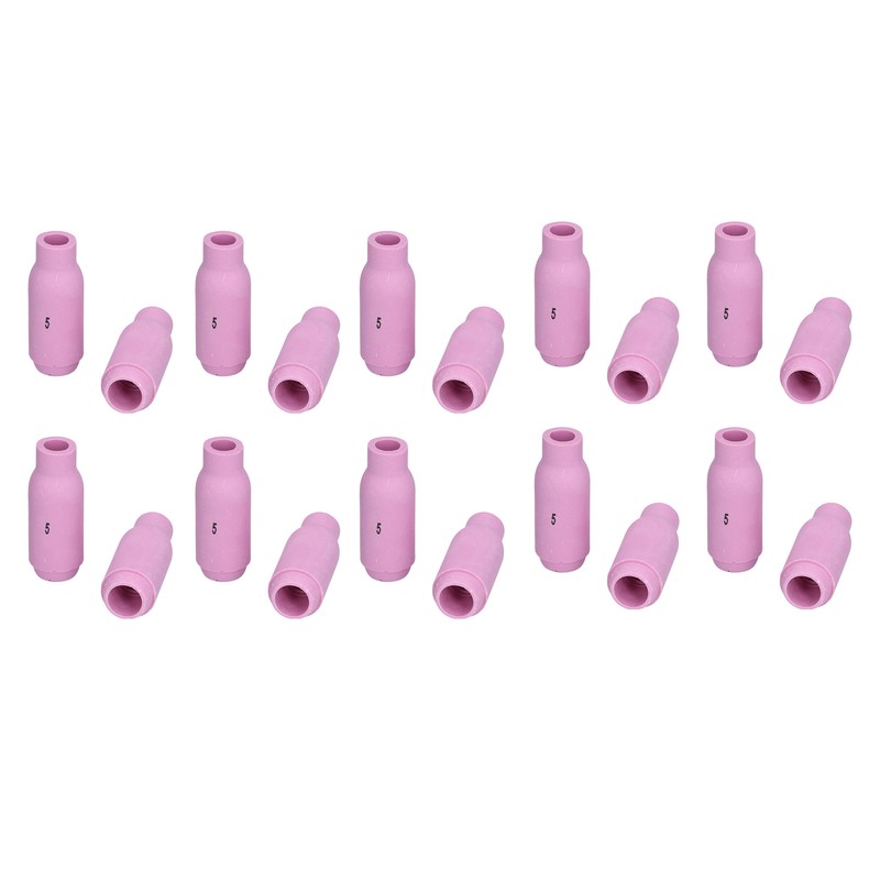 20Pcs TIG Alumina Nozzles Ceramic Cup Gas Lens Shield Consumables