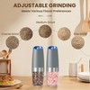 KIARYUOLL Gravity Electric Salt And Pepper Grinder Set, Automatic Salt