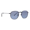 Life is Good Polarized Hexagonal Sunglasses, Blue, 53 mm