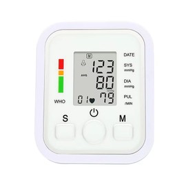 Household Electronic Arm Sphygmomanometer Backlight Blood Pressure Meter Monitor English