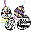 Baker Ross Easter Egg Fuzzy Art Decorations - Pack of