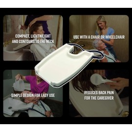 Homecraft EZ-ACCESS EZ-SHAMPOO Hair Washing Tray, White