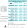 EEOST Adult Diaper Cover for Incontinence Noiseless Leak-Protection Underwear Plastic