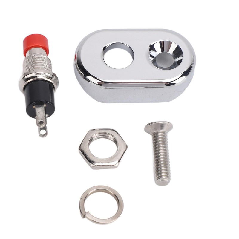 Handlebar Start Stop Switch, Auto Reset Motorcycle Handlebar Rocker Switch,