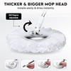 Spin Mop and Bucket with Wringer Set, 360° Spinning Mop