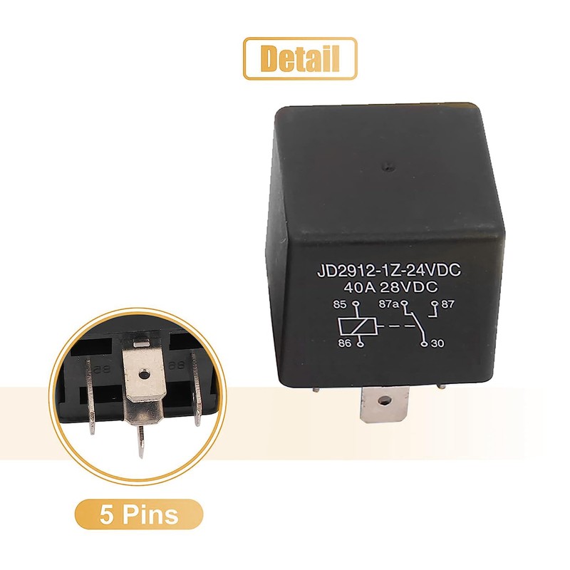 JD2912-1Z 24V 5 Pin DC 40A Relay Multi-Purpose Automotive Relay