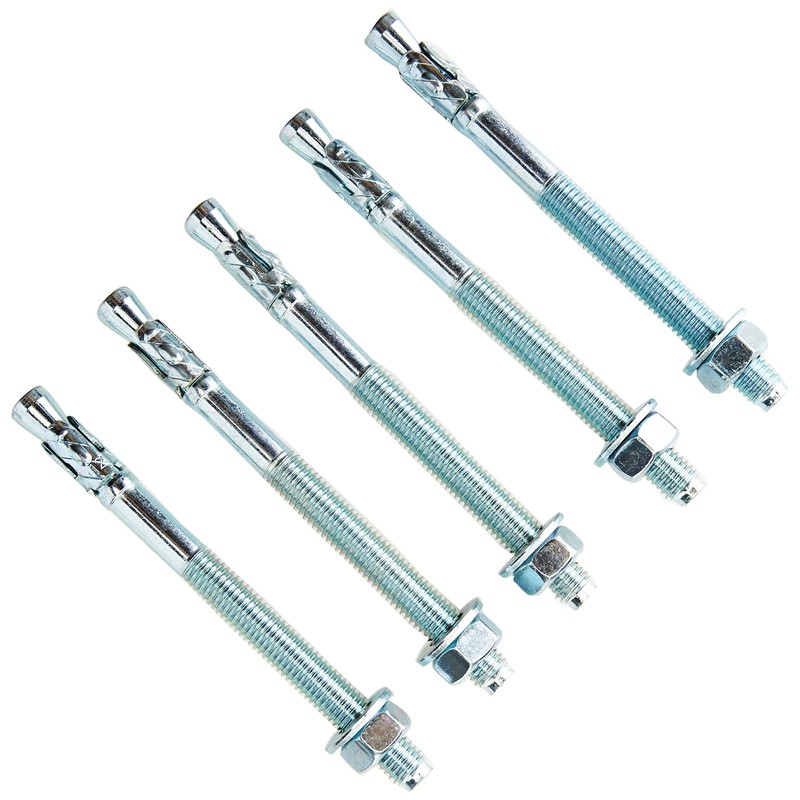 AHC K-ZYTB12150B5 M12 x 150 mm Through Bolts - Zinc