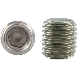 Set Screws Stainless Steel A2 Set Screws Worm Screws with Taper Point DIN 913 ISO 4026 6 mm Pack of 10 DewTec