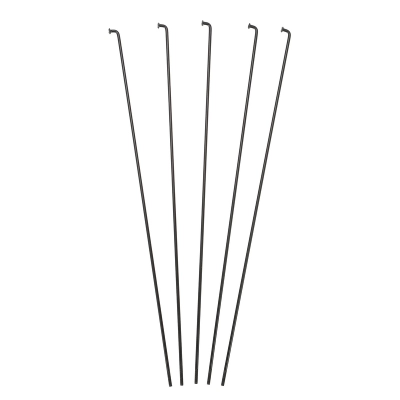 QUARKZMAN 40 Pcs 14G J Curve 228mm Spokes with Nipples