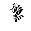 Eulenspiegel 109021 Eye Design Stencil, Butterfly, Template Face Painting, Suitable
