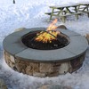 Fire Pit Spark Screen,36inch Heavy Duty Foldable Fire Pit Cover,Outdoor