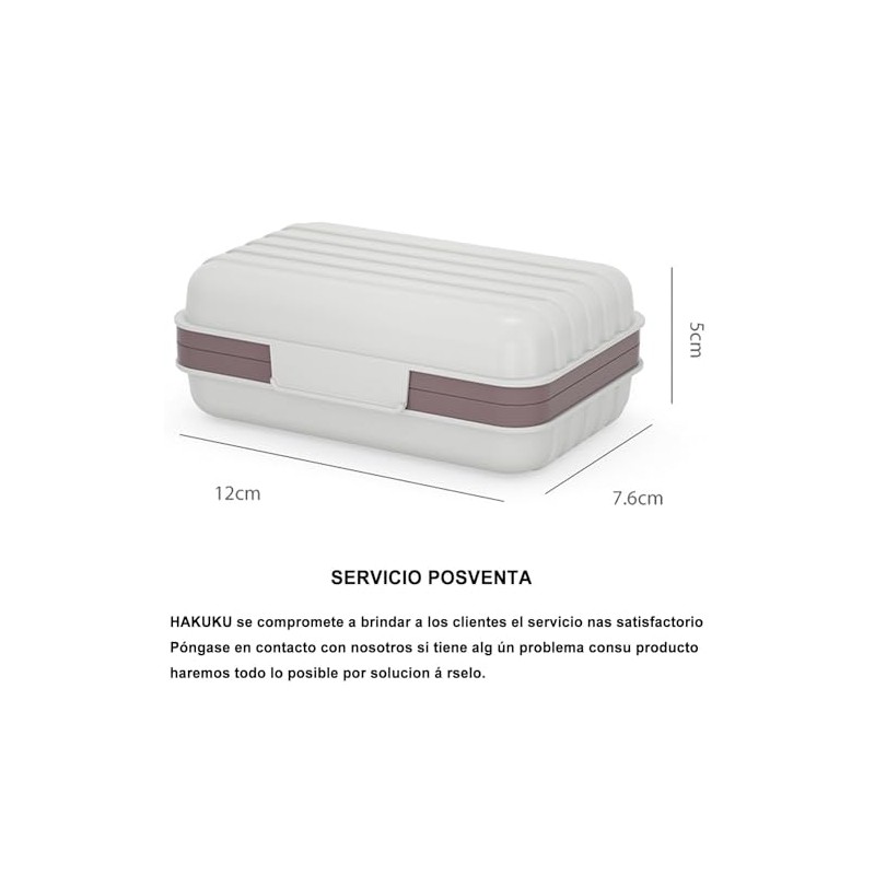 Jabón de Viaje, Bandeja de Jabón de Baño Portátil con