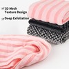 Herbbree 3Pcs Exfoliating shower towel Extra Long Japanese Towel for