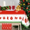 Christmas Plastic Tablecloth 4 Pack