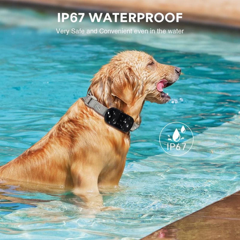 SGSPET Smart Auto Anti Bark Dog Collar Intelligent Waterproof Barking