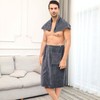 Tolenre Sauna Kilt and Towel Set for Men, Adjustable Sauna