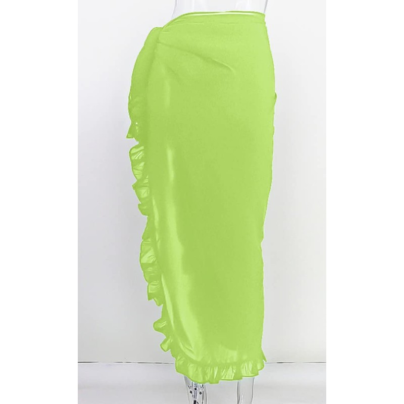 JFAN Women's Pareo Sea Chiffon Beach Wrap Beach Wrap with