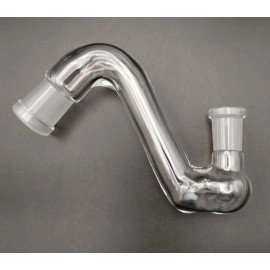 Subconscious Design 18F-14F 45 Degree Angle Drop Down Glass Ground Joint Attachment Adapter
