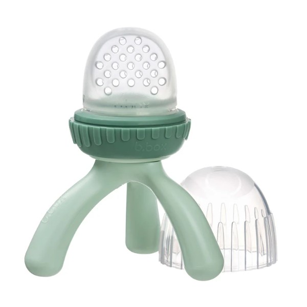 B.Box Fresh Food Feeder Sage with Easy Grip 4m+ 1pcs