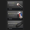 Handheld Endoscope 2.4in HD IPS LCD Screen Waterproof Lens Flexible