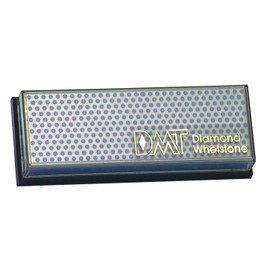 DMT (Diamond Machining Technology) 6-inch Diamond Whetstone Sharpening Stone with Plastic Case - Coarse, W6CP