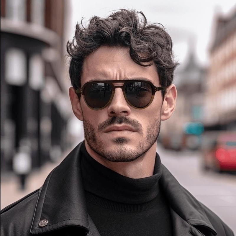 WOODONLY Aviator Wood Polarized Sunglasses - Cool Style Wooden Sun