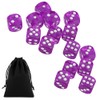 Set of 15 Dice TRPG Game Acrylic Toy Six Sided