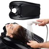 HAPIBY Portable Inflatable Shampoo Basin, Convenient Hair Washing Tray with