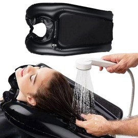 HAPIBY Portable Inflatable Shampoo Basin, Convenient Hair Washing Tray with Built-In Pump, Durable, Lightweight & Travel-Friendly Design, Perfect for Elderly, Pregnant Women and Home Use (2)