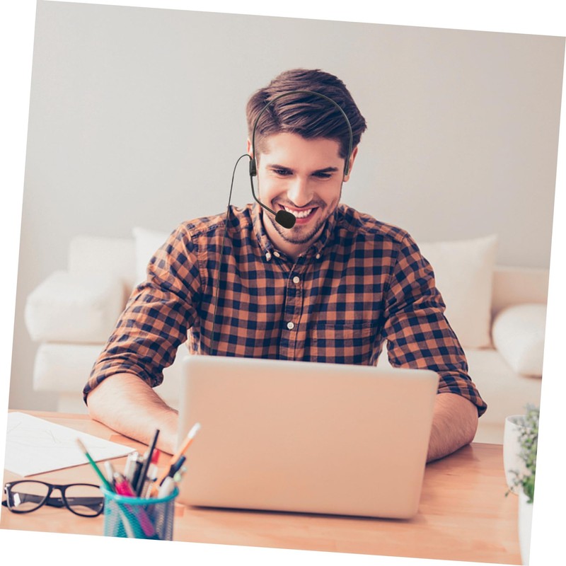 LABRIMP 4pcs Headset Microphone for Presentations Live Performance and Teaching