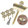 50PCS 2 Inch Fence Fastener Nails Galvanized Stainless Steel Fence