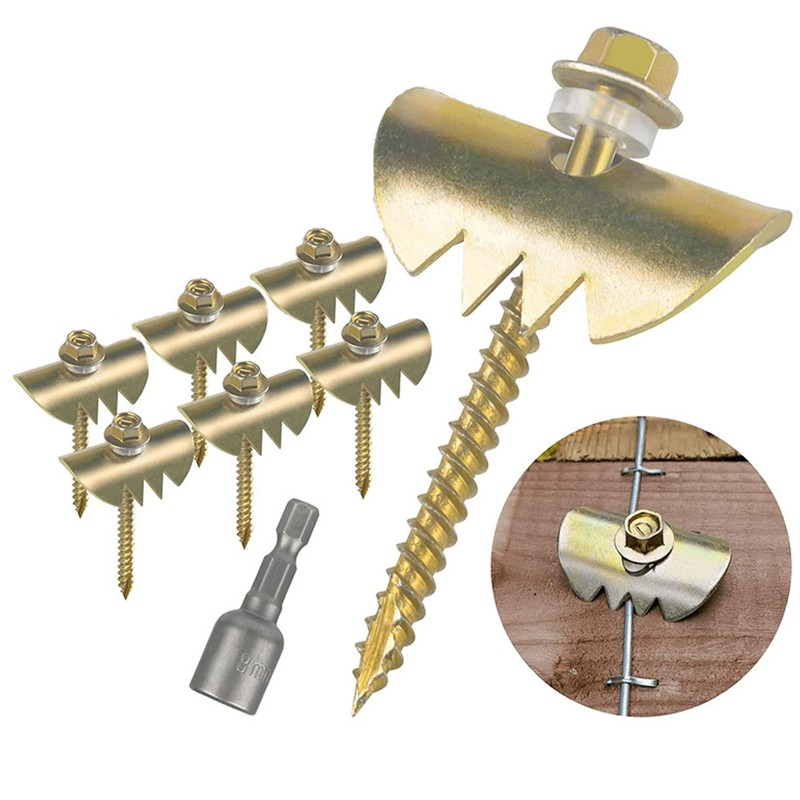 50PCS 2 Inch Fence Fastener Nails Galvanized Stainless Steel Fence