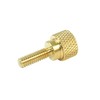 10 Pack 8-32 x 1/2 Inch Threads Solid Brass Diamond