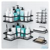 5-Pack Rustproof Stainless Steel Adhesive Shower Caddy Set