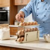 Egg Holder for Fridge, Rolling Egg Holder for Refrigerator, Automatic