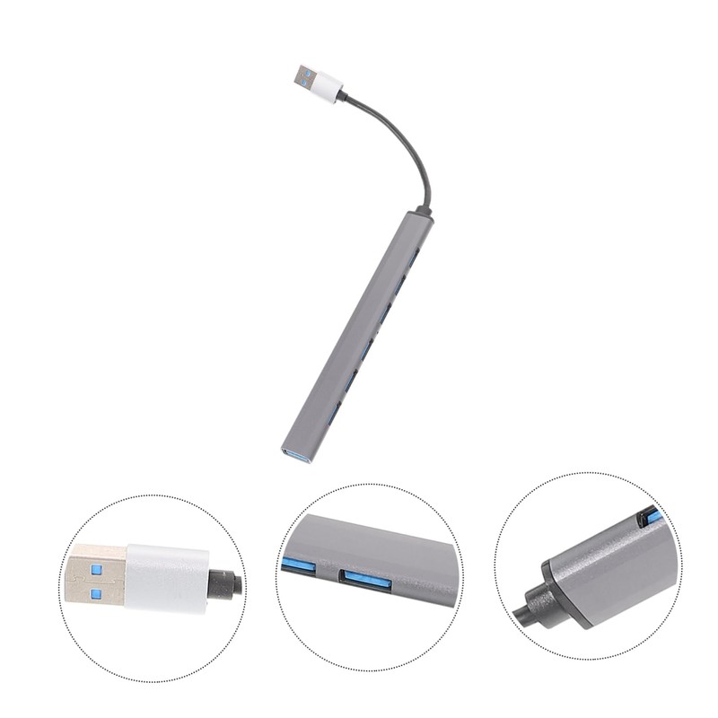 Operitacx Port USB Hub High Speed USB Adapter for Laptop