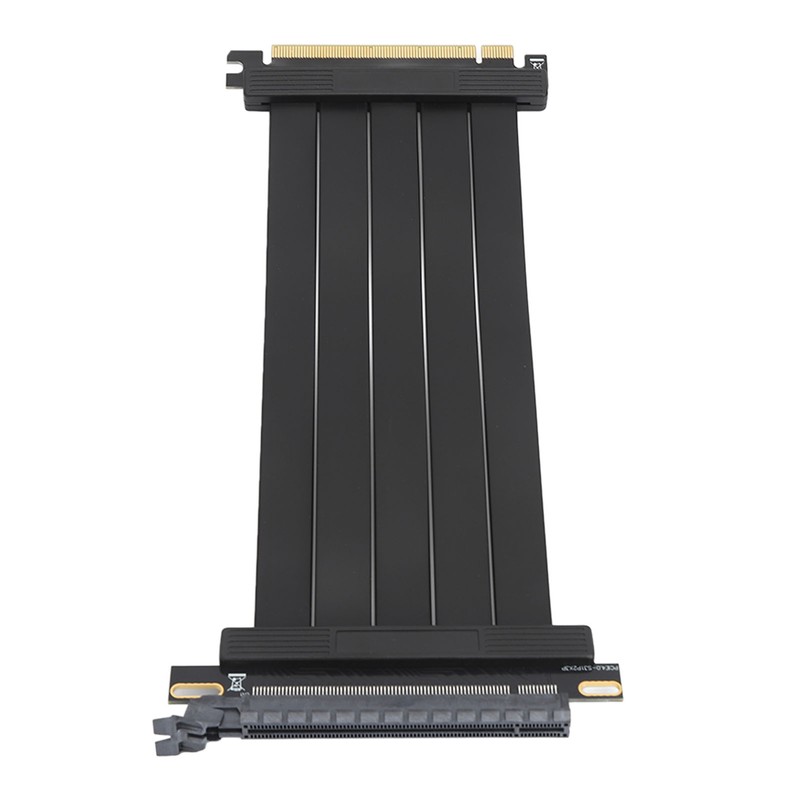 PCIE 4.0 X16 Extender 180 Degree 26GB/s 7.9in Long Gold