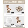 Homechoid Boho Western Chair Seat Covers for Dinning Room 4